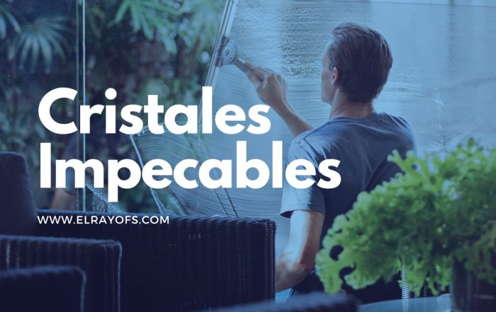 como mantener los cristales limpios