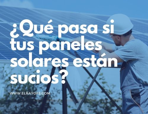 ¿Qué pasa si los paneles solares están sucios?